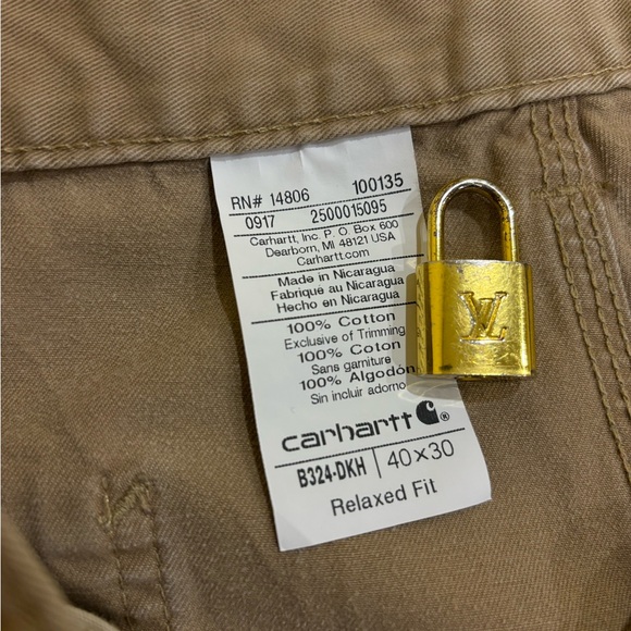Carhartt Tan Carpenter Work Pants - Picture 4 of 4